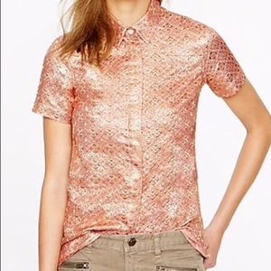 J.Crew Collection quartz jacquard shirt